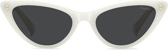 Polaroid PLD 6246/S Polarized VK6/M9 Womens Sunglasses White Size 52