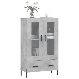 Berkfield Home Highboard Concrete Grey 69.5x31x115 cm Engineered Wood