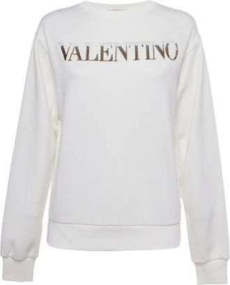 Valentino Maglione con paillettes - Bianco
