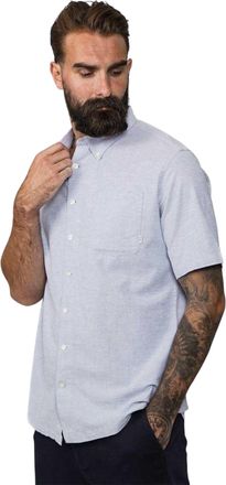 Firetrap Heren Klassiek Oxford Overhemd (Grijs)