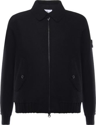 Stone Island Rws Wool Felt Coach Jacket