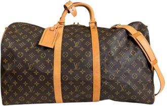 Louis Vuitton Vintage, unisex, Bruin, ONE Size, Pre-owned Weekendtas