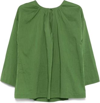DIEGA Tanio blouse - women - Cotton - M - Green