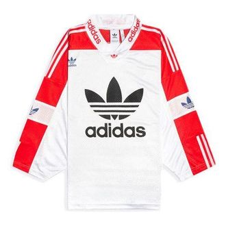 adidas originals Blueliner Trefoil Mesh Sleeve White Red FM1586