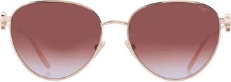 Fred Perry Brown Blue Cat Eye Ladies Sunglasses FG40031U-CL 33F 56