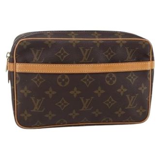 Louis Vuitton Pre-owned Clutches, female, Brown, Size: ONE SIZE Pre-owned Clutch Bag