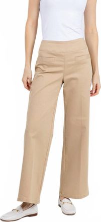 Elliott Lauren Modern Twill Wide Leg Pants - 29 In Camel