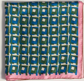 Miu Miu Printed silk scarf