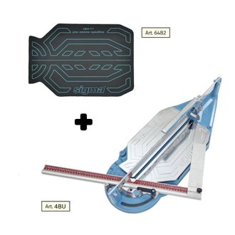 Sigma Cortador Azulejos 4bu Cm 70 Grabado A Traccion + Estera Para Mosaico 64b2