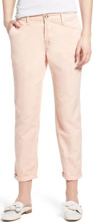AG - Adriano Goldschmied Caden Crop Twill Trousers in Sulfur Prism Pi at Nordstrom Rack, Size 27