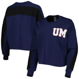 Gameday Couture Womens Gameday Couture Navy Michigan Wolverines Back To Reality Colorblock Pullover Sweatshirt at Nordstrom, Size X-Small
