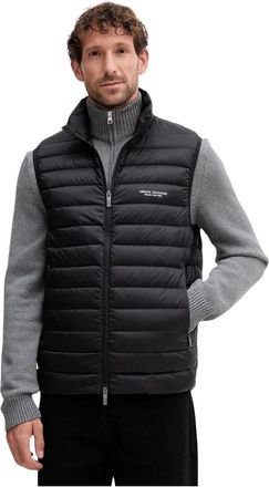 A|X Armani Exchange Gewatteerd Nylon Vest - Heren - Bodywarmers - Zwart - XL - Nylon - Jassen
