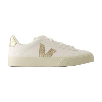 Veja Sneakers, female, White, 6 UK, Campo Trainers - Veja - Leather - White Platine