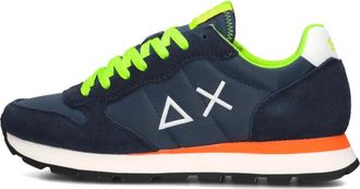 Sun 68 Blauwe Lage Sneakers voor Heren - Heren - Sneakers - Blauw - 41 EU - Schoenen