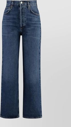 A Gold E straight-leg jeans five pockets