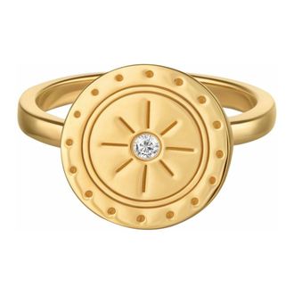 Cai Dames, Accessoires, Geel, Maat: 52 MM Leer