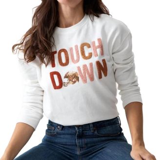 Shiraleah Touchdown Sweatshirt In Ivory