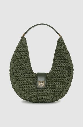 Anine Bing Lou Monogram Bag in Olive at Nordstrom
