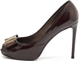 Louis Vuitton Pumps in pelle con tacco - Marrone