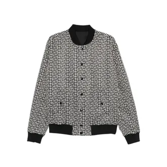 Balmain Reversible Patterned Bomber Jacket