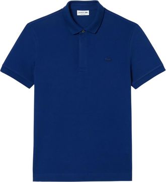 Lacoste Heren Paris Stretch Regular Poloshirt (Blauw)