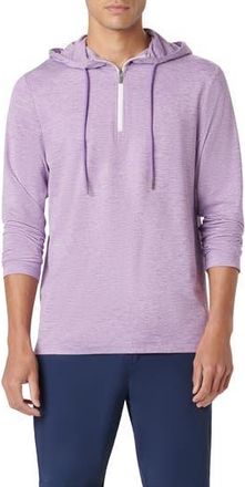 Bugatchi Quarter Zip Performance Hoodie in Orchid at Nordstrom Rack, Size Xx-Large