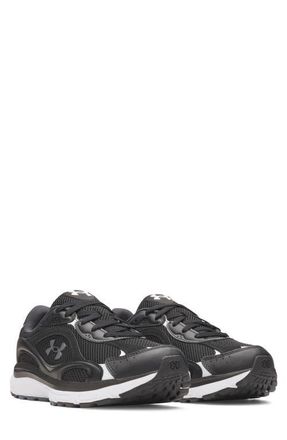Under Armour UA Tech Runner Sneaker in Black/Castlerock at Nordstrom, Size 11.5