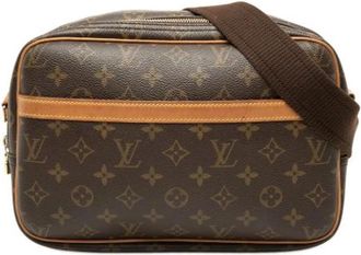 Louis Vuitton Pre-owned Reporter PM - Dames - Vintage Schoudertas - Bruin - ONE Size - Vintage