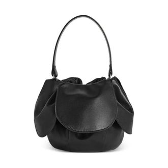Simone Rocha Bucket Bags, female, Black, Size: ONE SIZE Flower Petal Sling Bag