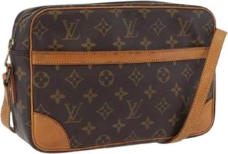 Louis Vuitton Pre-owned Cross Body Bags, female, Brown, Size: ONE SIZE Pre-owned Trocadero 27 Shoulder Bag