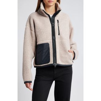 Canada Goose Simcoe Fleece Zip-Up Jacket in Lucent Rose at Nordstrom, Size Large