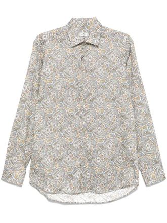 Etro paisley-print shirt - men - Cotton - 43 - White