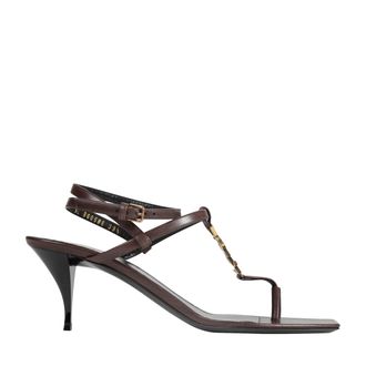 Saint Laurent Cassandre Leather Sandals
