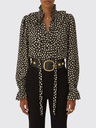 Chlo&eacute; Blusa Chlo&eacute; in seta con pois