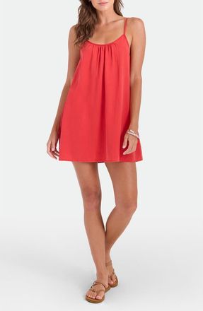 Volcom Baby Cakes Mini Cover-Up Sundress in Persimmon at Nordstrom, Size X-Large
