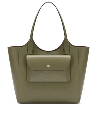 Furla Lea M Tote Textured Leather Handbag