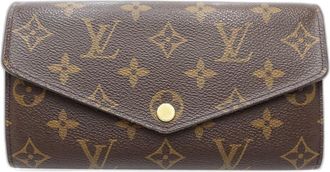 Louis Vuitton Monogram Brown Monogram Monogram Long Wallet (Bi-Fold) (Pre-Owned)