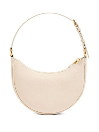 Valentino Garavani Hobo logo zip mini shoulder bag - Beige