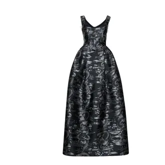 John Richmond Kleedjes, Dames, Zwart, S, Polyester, Rwa 25318Ve Lange Jurk