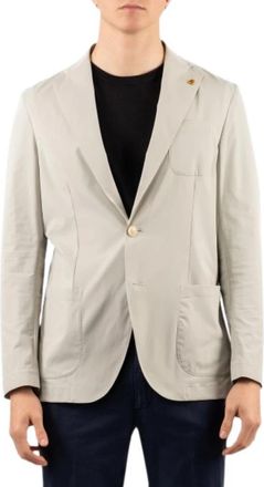 Sartoria Latorre Soffio Jas - Heren - Blazers - Beige - M - Jassen
