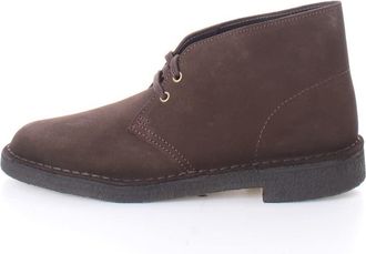Clarks Mens Desert Boot Suede Brown Brown Boots 7 UK