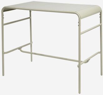 Sweeek Mesa Alta De Jard&iacute;n Met&aacute;lica, 4 Plazas