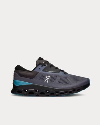 On Mens Cloudstratus 3 Running Shoes In Metal Wisteria