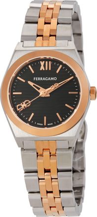 Ferragamo Vega New Quartz Black Dial Ladies Watch SFKJ00624
