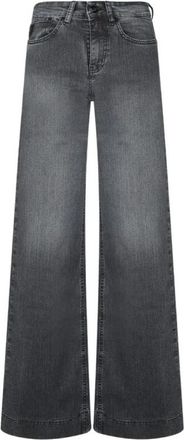 Lois Wide Jeans - Dames - Loose Fit Jeans - Zwart - W31 - Jeans