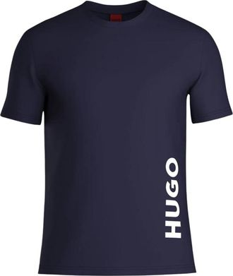 HUGO BOSS Camiseta MC Coton - Tops - Hombre - Azul - XL