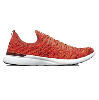 Athletic Propulsion Labs Mens Techloom Wave Sneaker In Burgundy/magenta/melange