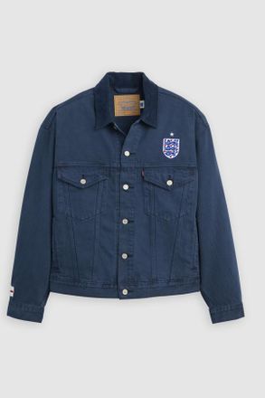 Levi's Giacca Trucker Levis England Football Type III - Uomo - 2XL - Blu / England