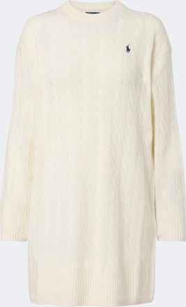 Polo Ralph Lauren Cable-knit wool and cashmere sweater dress