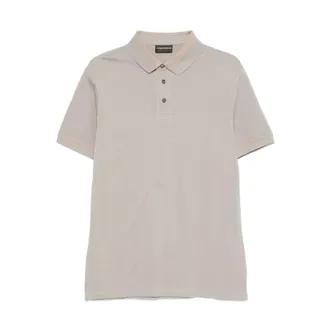 Emporio Armani Polo Shirts, male, Gray, Size: 2XL Polo MC
